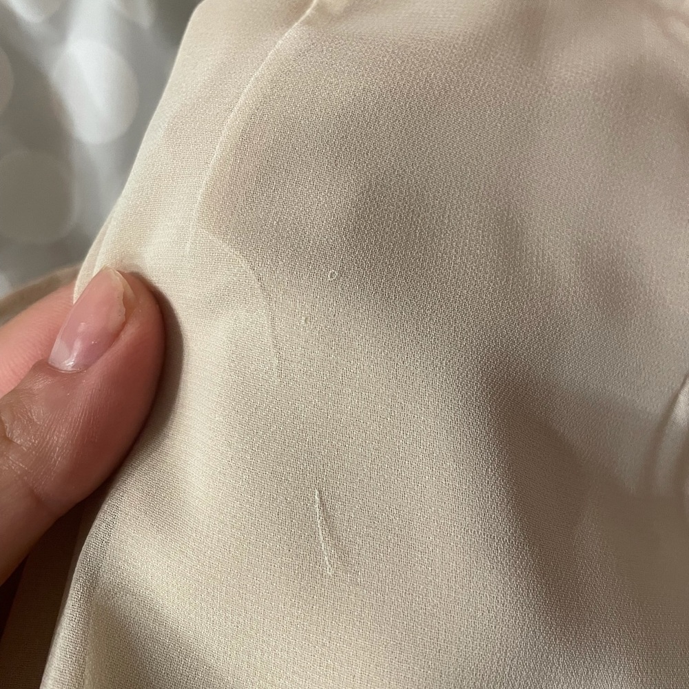2 for $60! Formal, floor length gown Beige, sweetheart neck - Picture 3 of 7